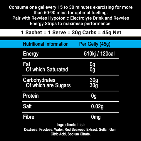 Revvies Energy Gelly™ 12 Packs